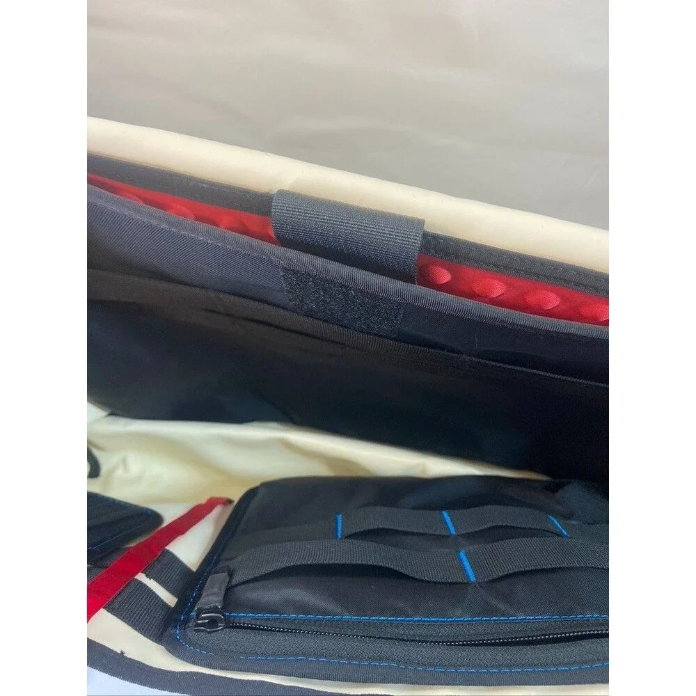 TIMBUK2 XLARGE BLUE MESSANGER BAG FOLD OVER 20 X 14 INSIDE MOLLE POCKETS NEW